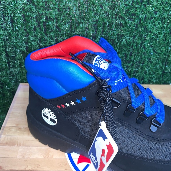 🆕 MEN'S TIMBERLAND X NBA 76ERS WATERPROOF FIELD BOOT - Picture 10 of 11
